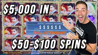 15 Minutes of $50-$100 Spins  VANISHING ACT  $5,000 IN