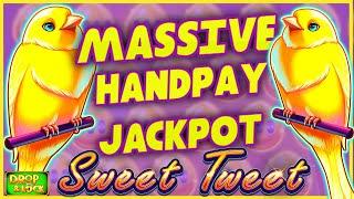 MASSIVE JACKPOT HANDPAY ON HIGH LIMIT Drop & Lock Sweet Tweet$50 MAX BET Bonus Round Slot Machine