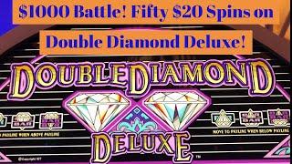 All $20 Spins! Double Diamond Deluxe *High Limit* Haywire Triple Stars Black & White Double Jackpot!