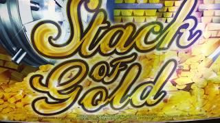 Aristocrat STACK of GOLD Slot BIG WIN Bonus 3 Wilds