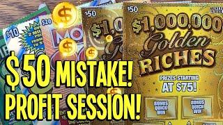 BIG SESSION! $220/Tickets  2X BACK to BACK WINS + 2X $50 TICKETS!  Texas Lottery Scratch Offs
