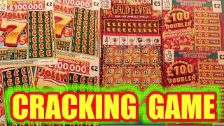 SCRATCHCARDS GAME..GOLDFEVER..FESTIVE LINES..JOLLY 7s.