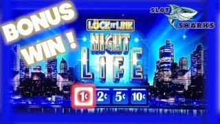 Big Bonus Win on Lock it Link Night Life - Norwegian Getaway
