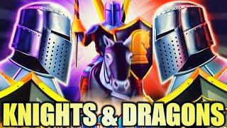 KNIGHTS & DRAGONS BLACK KNIGHT DIAMOND & NEW DRAGON LINK Slot Machine Bonus