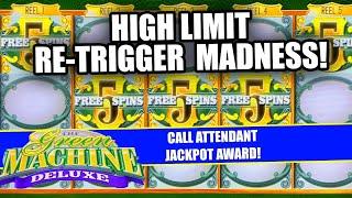 BIGGEST JACKPOT ON YOUTUBE  GREEN MACHINE DELUXE  MASSIVE JACKPOT & BETS  HIGH LIMIT SLOTS