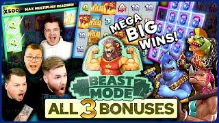 Big Wins on Beast Mode (All 3 Bonuses!)