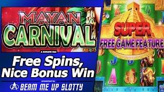 Mayan Carnival Slot - Nice Win in Free Spins Bonus with Super Free Games