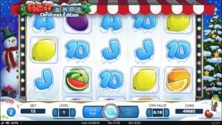 Fruit Shop Christmas Edition slot by NetEnt - Gameplay