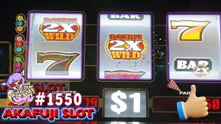 DON'T LOSE MONEY Double Fortune Slot Machines Max Bet, 3 Reels, 9 Lines YAAMAVA CASINO 赤富士スロット