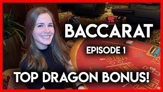 $1000 Baccarat Session! Hit The Top Dragon BONUS!