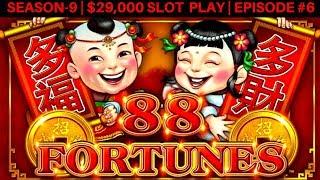 88 Fortunes Slot Machine Max Bet Live Play | Season 9 | Episode #6