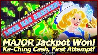 Ka-Ching Cash Vegas Neon Slot - Major Jackpot Won in First Attempt!  Luck Has Arrived Early in 2021!
