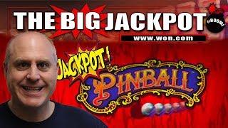 JACKPOT HANDPAY on PINBALL! BONUS ROUND WIN!