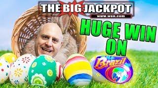 HAPPY EASTER!!! RAJA WIN$ BIG ON BRAZIL! w/ Cartoon by It's a Slot Machine | The Big Jackpot