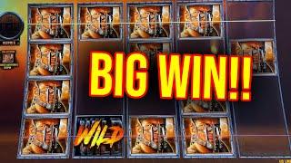 BIG WIN! HAVEN'T PLAYED MAD MAX SLOT MACHINE IN A WHILE BUT IT WORKED OUT THIS TIME!!