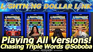Lightning Dollar Link Slot Action, All Versions! Chasing Triple Mini, Minor or Major at Soboba!