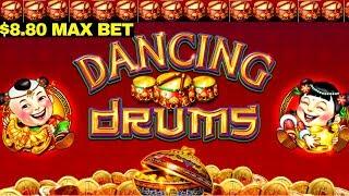 Dancing Drums Slot $8.80 Max Bet Bonus WON | White Tiger Slot Machine Max Bet Live Play