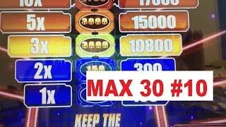 MAX 30 ( #10 ) Series ! Winning Streak JUNGLE WILD Slot machine (WMS)$5.00 MAX BET