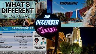 What's Different in Las Vegas? December Reopening Update 2! Hotel News, Restrictions, and More!