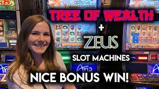 VERY NICE BONUS WIN! Zeus Slot Machine!