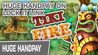 HUGE HANDPAY on Lock It Link: Tiki Fire  High-Limit Slots @ Hard Rock Punta Cana