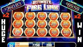 SUPER BIG WIN ULTIMATE FIRE LINK Slot Machine $10 Max Bet Bonus HUGE WIN |Live Slot Play & BIG WIN