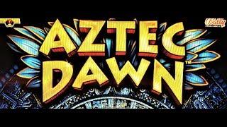 BIG BONUS WIN ON AZTEC DAWN REEL BLAST SLOT MACHINE by BALLY  PALA CASINO