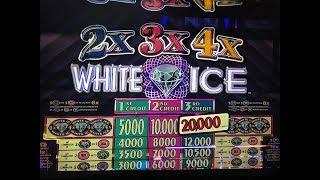 Today's budget is $300 (Part 1) Start from free play2x3x4 White Ice $1 Slot Machine Akafuji Slot
