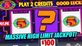 5 TIMES PAY MASSIVE HIGH LIMIT JACKPOT HANDPAY  CASINO SLOTS THAT PAY!