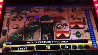 Live Play & Bonus - Uncovering Egypt Slot Machine - Tile Trigger