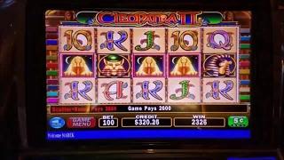 Cleopatra 2 Slot Machine Bonuse WIn With $5 Bet !!! Live Play