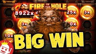 Fire in the Hole  MUST SEE  BIG WIN