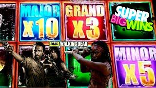 The Walking Dead Slot Machine HUGE WIN | Max Bet Bonus & HUGE SLOT WIN
