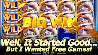 Well, It Started Good...But I Wanted Free Games!  Griffon's Throne Slot Machine at Yaamava Casino