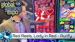 Red Reels, Lady in Red Slot Machine by Aurify at #G2E2022
