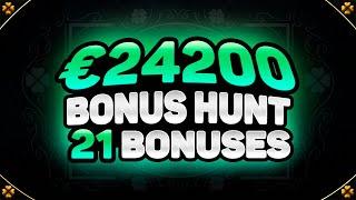 €24200 BONUS HUNT RESULTS  21 ONLINE CASINO SLOT MACHINE FEATURES | ft. STARZ MEGAWAYS & DRAGO