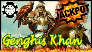 (2) HANDPAY JACKPOTS on GENGHIS KHAN HIGH LIMIT Dragon Link $50 BONUS ROUND New Slot Machine