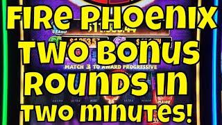 Fire Phoenix Slots 2 BONUSES IN 2 MINUTES!