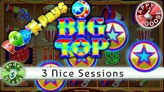 - Pop 'N Pays Big Top slot machine, 3 Nice Sessions, Bonus