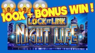 ️ OVER 100x Free Spin Bonus Win  ! Lock It Link Night Life