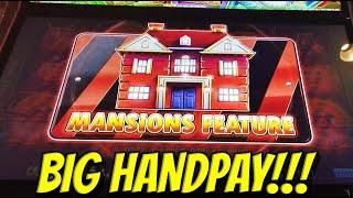 YES!! Huff n More Puff Mansion Feature = BIG HANDPAY!