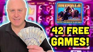 BUFFFFALOOO!  42 Free Games Jackpot on Buffalo Deluxe  $50 Spins in Colorado