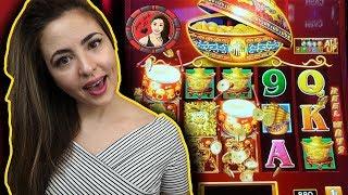 SLOT session on DANCING DRUMS + Bonus triggers | FEAT WOF handpay