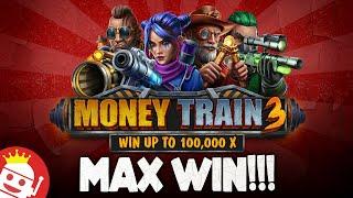 MONEY TRAIN 3  FIRST EVER 100,000X MAX WIN!