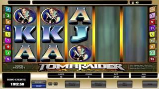 Free Tomb Raider slot machine by Microgaming gameplay • SlotsUp