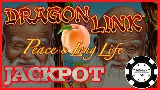 HIGH LIMIT Dragon Link Peace & Long Life JACKPOT HANDPAY $25 SPIN BONUS ROUND Slot Machine