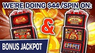Big $44 SPINS on 88 Fortunes AND Dancing Drums  BIG-BUCKS RAJA Is BACK