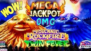 Volcanic Rock Fire Twin Fever Slot BIGGEST HANDPAY JACKPOT On YouTube ! MASSIVE HANDPAY
