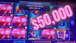 $50,000 Piggy Jackpot at Tampa Hardrock as it happens!!!!