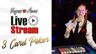 Let's Play 3 Card Poker LiveStream